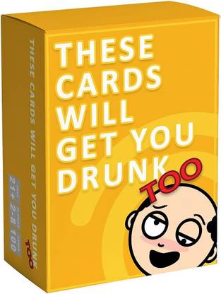 Quirkmall These Cards will get You Drunk Too - Fun Adult Drinking Game for Parties