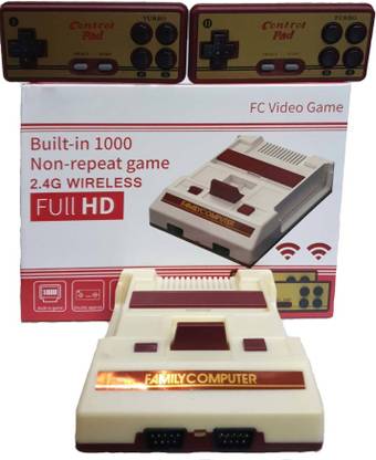 Aoko 8bit Hdmi Game Console 1000 built-in games Dual Player Wireless Controller Anniversary Edition