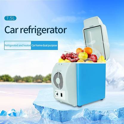 Zouli 7.5L Portable Mini Car Refrigerator 12v Mini Refrigerator Small Fridge Portable Cold and Hot Fridge For Car 7.5 L Car Refrigerator