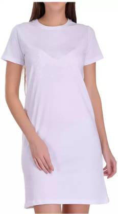 Women T Shirt White Dress