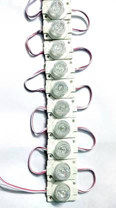 Wizzo (10 Pieces) Multicolor Changing Auto Flash 12V DC 1.5 Watt HAT LED Light Module Light Electronic Hobby Kit