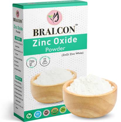 BRALCON Zinc Oxide Powder- 100g | Zno/Zink White Powder for Face Pack, Skin Care