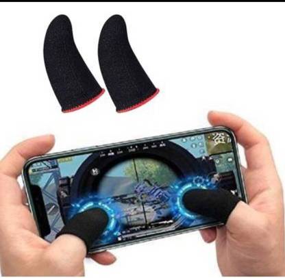KHY Finger Sleeve for Pubg Mobile Phone Game Gaming Gloves (Pack of 12) Finger Sleeve