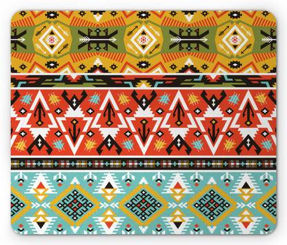 MIKKA Love And Advantuer Azte Tribal Native Mousepad Rectangle Non-Slip Rubber10818 Mousepad