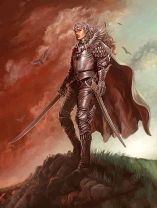 Griffith Berserk Berserk Anime Series Hd Matte Finish Poster Paper Print