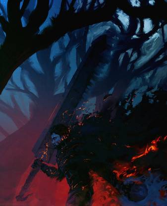 Guts Berserk Berserk Anime Series Hd Matte Finish Poster Paper Print