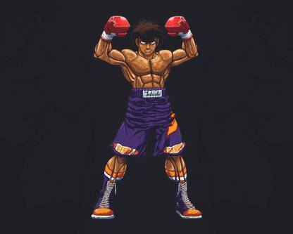 Hajime No Ippo Anime Series Matte Finish Poster Paper Print