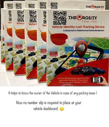 QRosity Vehicle Identity Device Safety Smart Tracker