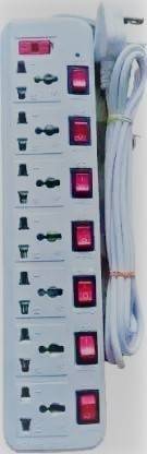 SOYEN SB SYEX 007 Universal Socket Extension board With7 switch power REXV 7  Socket Extension Boards