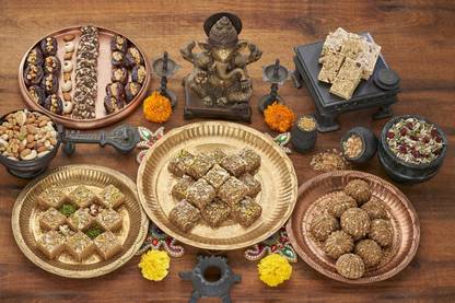 Kiasa No sugar Khajur Pak 1Kg, Indian Sweets Mithai Box