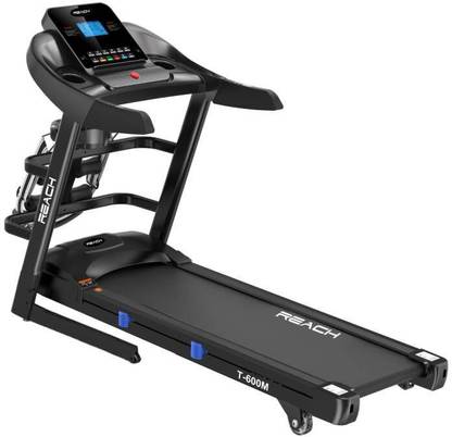 Reach T-600M Motorized With Massager Home & Gym |Best for Running, Cardio Treadmill (Max Weight:130 kg)
