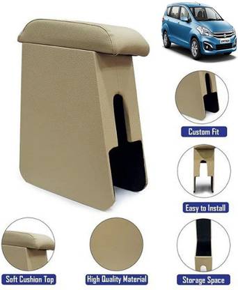 guruji system Custom Fit Wooden Console/Arm Rest for Maruti Suzuki OLD ERTIGA Car Armrest