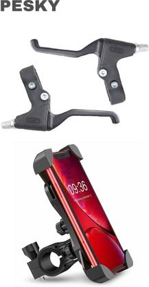 PESKY Bicycle Mobile Holder + Bicycle Brake Clutch Lever Bicycle Phone Holder