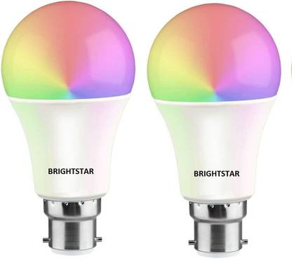 AMYSTY 9 W Basic Round B22 LED Bulb