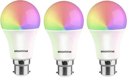 AMYSTY 9 W Basic Round B22 LED Bulb