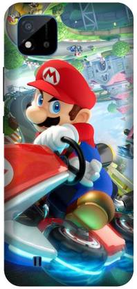 Printladder Back Cover for Realme C20 Mario Game Printed Cover