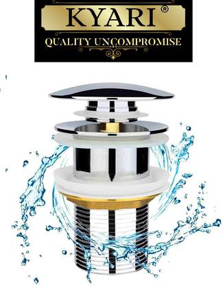 Kyari Basin Brass Pop-Up Strainer