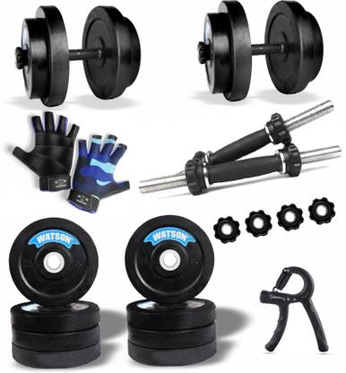 Watson Weights Set For Home Gym Equipment, Dumbbells Set with Gym Accessories Adjustable Dumbbell