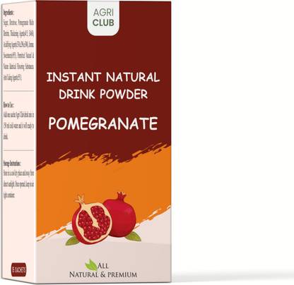 AGRI CLUB Instant Pomegranate Drink Powder 15 Sachets (each 15 gm) Nutrition Drink