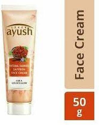Lever Ayush Natural Fairness Saffron Face Cream 50g