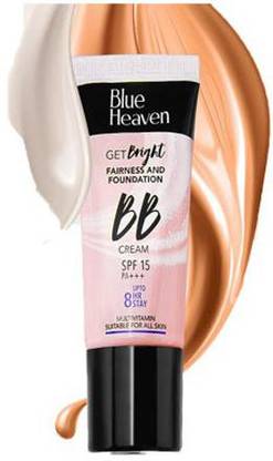 BLUE HEAVEN BB Cream-30 Gm Honey Medium Pack Of-1 Foundation