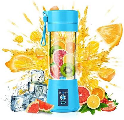 Bypass Plastic Portable Electric Fruit Juicer Maker Blender USB Rechargeable B10 Hand Juicer