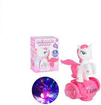 LAXMI Unicorn Musical 5d Car Toy for toddlers