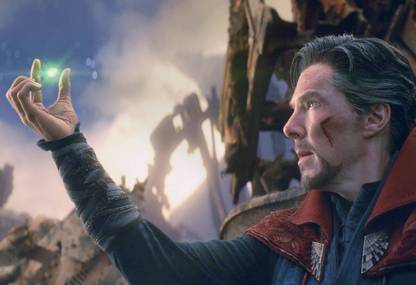 Poster Doctor Strange Movies 4K Large Poster (36 X 24 Inch, Multicolour) Fine Art Print