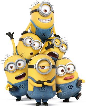 Poster Minions Large Poster (36 X 24 Inch, Multicolour) Fine Art Print
