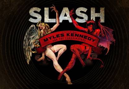 Poster Slash Apocalyptic Love Rock Bands Rock Music Large Poster (36 X 24 Inch, Multicolour) Fine Art Print