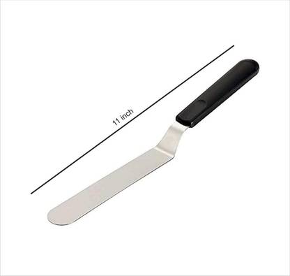 Ochtend 11" Angular Cake Plate Knife I Steel Icing Spatula I Baking Kitchen Non-Stick Spatula
