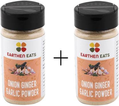 Earthen Eats Onion Ginger Garlic Powder x 2 | 70 gms + 70 gms | Fresh & Pure