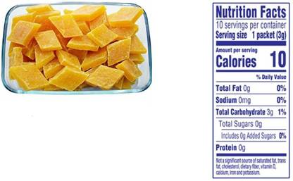 Organic Bites Mango katli / Aam papad Katli (250 gm X 2 Pkt) Pouch