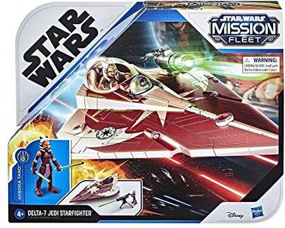 STAR WARS Toys Mission Fleet Ahsoka Tano Delta-7 Jedi Starfighter, Starfighter Strike 2.5