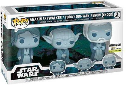 Pop Star Wars: Across The Galaxy - Force Ghost 3 Pack, Anakin, Yoda, OBI-Wan,