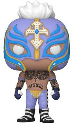 Pop WWE: Rey Mysterio, Glow in The Dark, Amazon Exclusive, Multicolor, (58784)