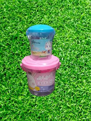 divpar combo big&small bucket set of 2 art&craft multicolor clay stick for kids Art Clay