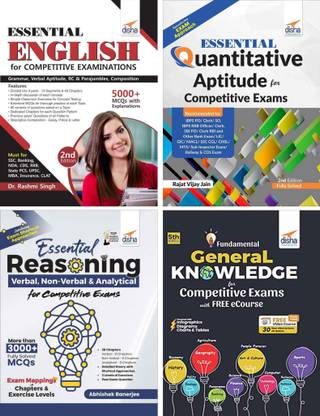 Essential Quantitative Aptitude, Reasoning, English & General Knowledge for Competitive Exams
