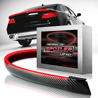 EliteAuto LED Carbon Fiber Samurai Car rear trunk wing lip/Spoiler-Universal Fit all Cars Car Spoiler