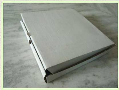 K K Industrial Pizza Box Cardboard, Paper, Craft Paper 9 Inch Pizza Box (9 X 9 X 1.5 Inch - White) - Set of 100 pcs, Pizza Packaging Box