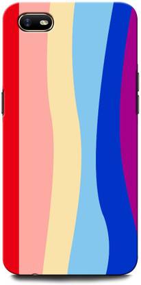 GRAFIQE Back Cover for OPPO A1k RAINBOW, ABSTRACT, COLORFULL, PAINTING, STRIPES