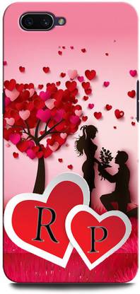 GRAFIQE Back Cover for Realme C1 RP, R LOVE P, P LOVE R, R LETTER, P LETTER, RP NAME