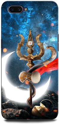 GRAFIQE Back Cover for OPPO A3s SHIVJI, LORD SHIVA, MAHADEV, BHOLENATH, NEELKHANT, TRISHUL
