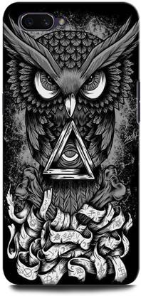 GRAFIQE Back Cover for OPPO A3s OWL, TRIPPY, WORLD, EYE, USA, ILLUMINATI, MASONICO, OWL