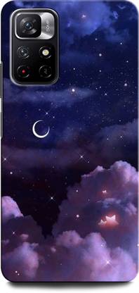 GRAFIQE Back Cover for POCO M4 Pro 5G NIGHT SKY, MOON, NIGHT VIEW, SKY, CLOUD
