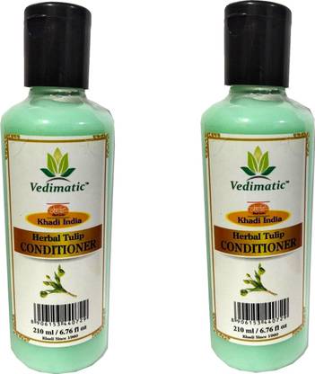 vedimatic KHADI TULIP HAIR CONDITIONER -210ML x2 (PACK OF 2 Pcs)