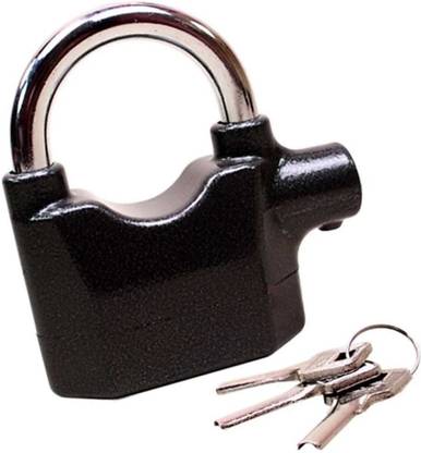 VSA Security Lock with Motion Sensor and 3 Keys (Black) Door & Window Door Window Alarm