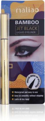 maliao waterproof long lasting eyeliner Bamboo Jet Black Eye Liner for girls and women 8 ml