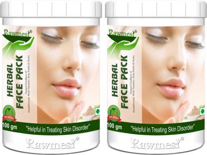 Rawmest Ayurvedic Natural Face Pack For Skin Whitening