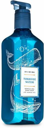 BATH & BODY WORKS turquoise waters Hand Wash Bottle